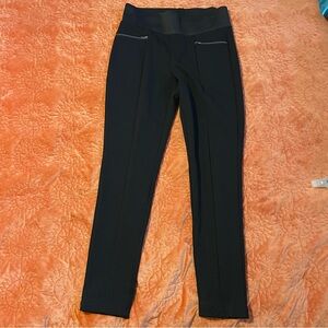 Banana Republic Black Riding Leggingsgs with Zipper Pockets NWT Sz S